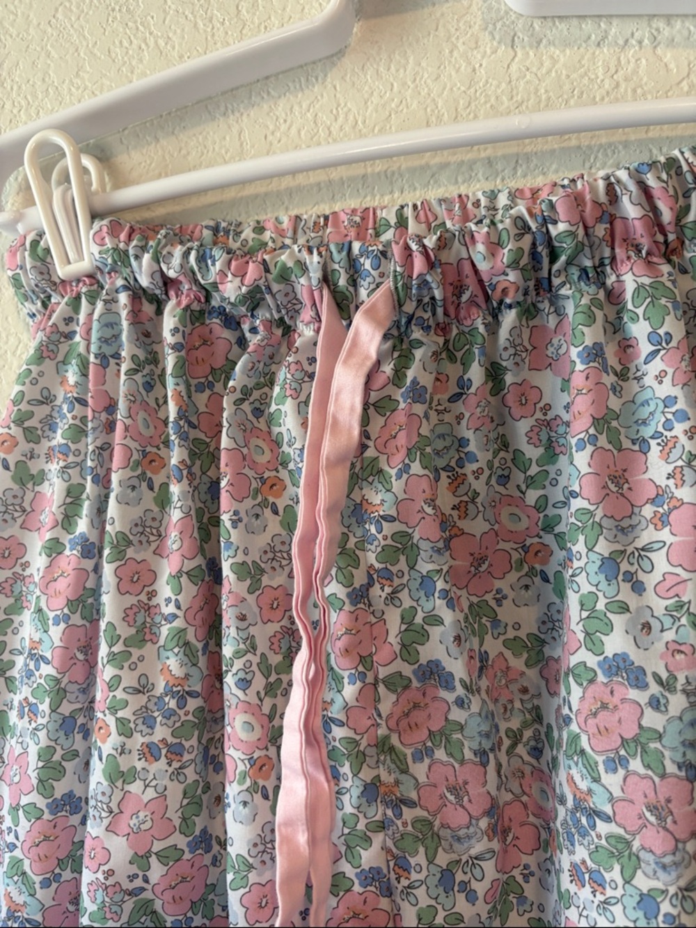 Women's Floral Cotton Pajama Set - Pink & Green - Picture 5 of 8